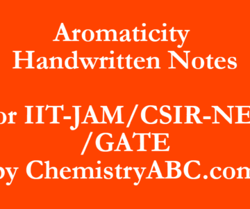 Aromaticity Handwritten Notes PDF Free Download CSIR NET GATE