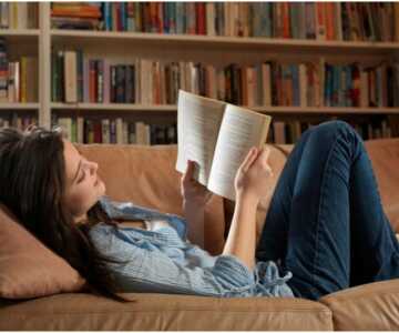 reading books